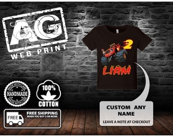 10%off Blaze Birthday Shirt, Mon & Dad Birthday Shirts, Paw Patrol Birthday Party, Adult Paw Patrol shirt, Free Shipping.