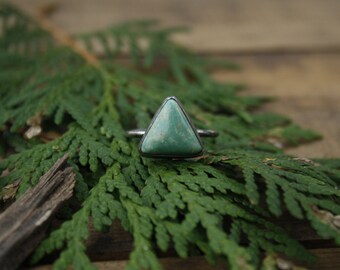 Turquoise ring,Royston turquoise ring,turquoise silver ring, simple turquoise silver ring,simple turquoise ring