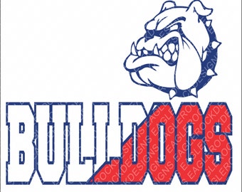 Bulldogs| SVG| DXF| EPS| Digital Cut File| Mascot| Football| Cheer| Basketball| Mom| Vector File| Silhouette| Cricut| Instant Download