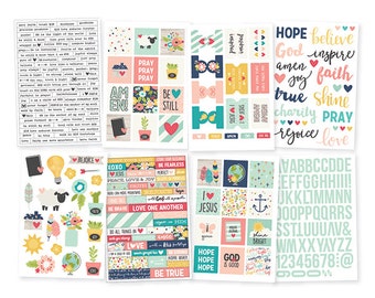 Faith Stickers - Simple Stories for Bible Journaling, found at ByTheWell4God