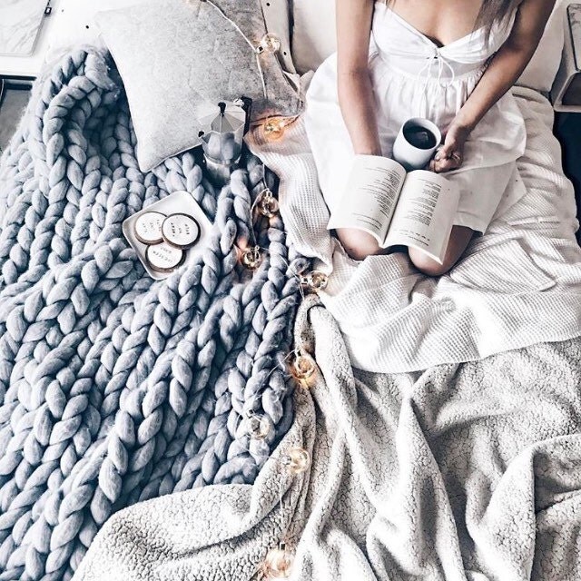 Super Chunky Blankets. Supplies for Bulky Knitting by Ohhio