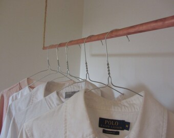 Hand-made Industrial Clothes Rail, Hanging Rail