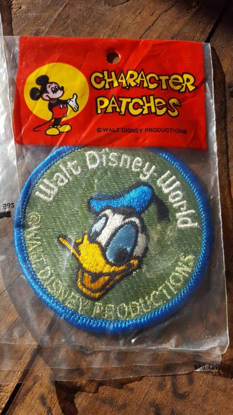 Vintage Walt Disney Mickey Mouse Donald Duck Patches, Disney Patch ...