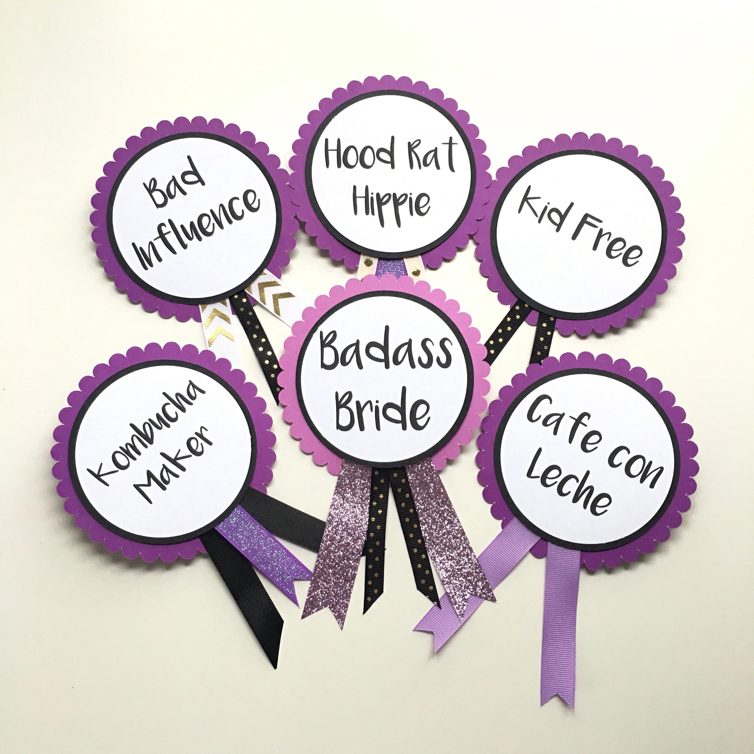 Bridal Shower Bachelorette Party Pins 1389