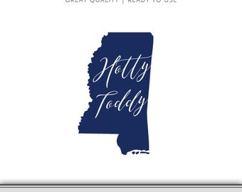 Ole MIss Rebels - Mississippi Graphic - Hotty Toddy - SVG file - Cut Files - Mississippi SVG - DXF file - Ole Miss Football - Ready to Use!