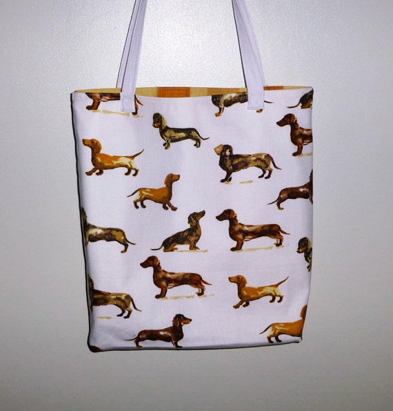 Sausage Dog Tote Bag Dachshund Tote Bag Wiener Tote Bag