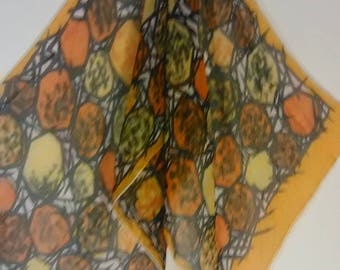62. Pretty sheer vintage scarf
