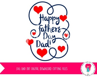 Download Daddy heart svg | Etsy