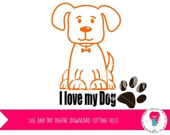 Download Love dog svg | Etsy
