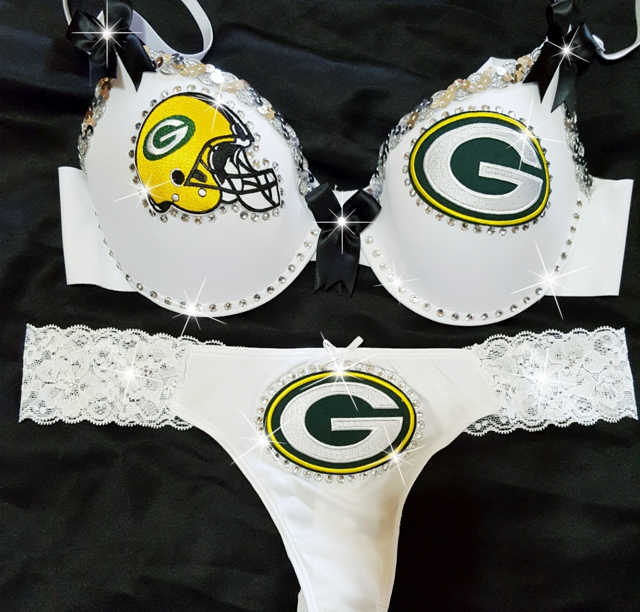 NFL bra set Green Bay Packers Lingerie NFLGreen Bay