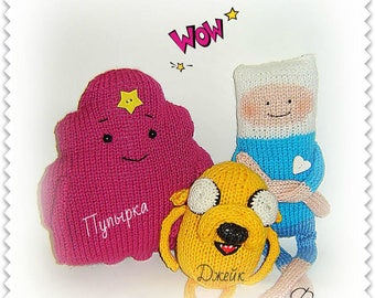 Adventure time toy.Finn,Adventure Time,Knitted toys,Finn,Princess,Jake,Lumpy Space Princess,Gift for children,soft toy,Gift for the holiday