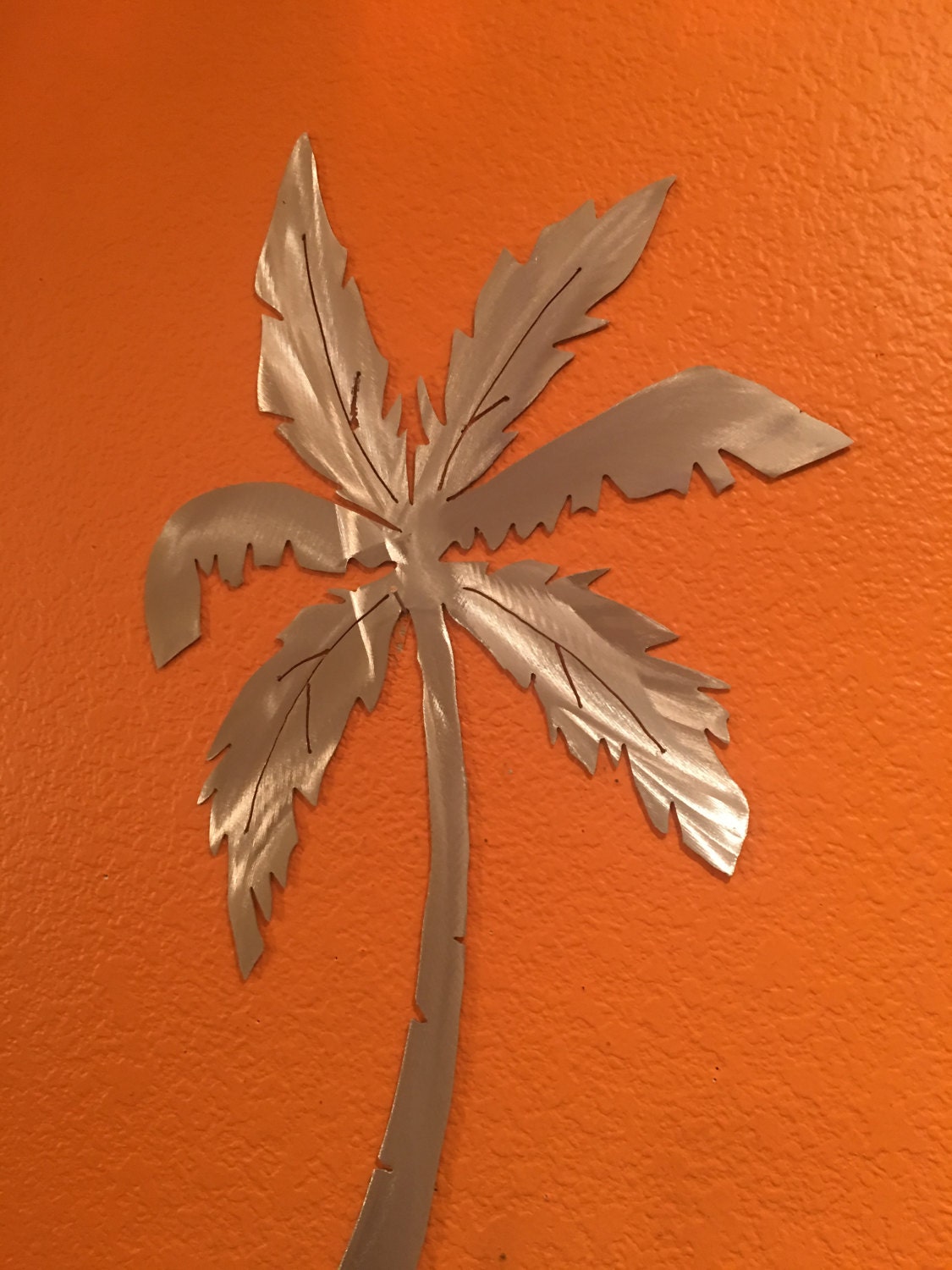 Palm leaf wall decor, Tropical plants, Metal wall art ...