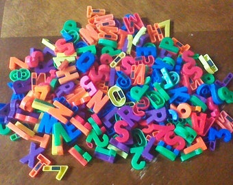 Vintage 1970s Fisher Price Magnetic Letters and Numbers