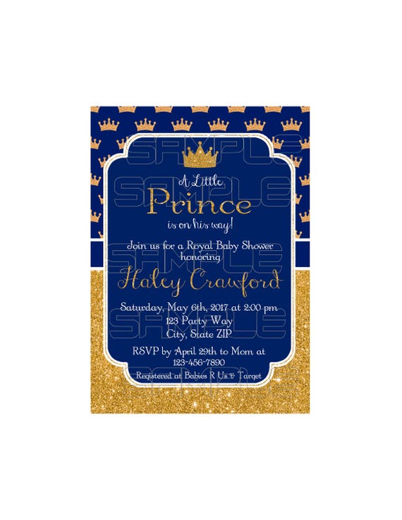 Royal Baby Shower Invitations 8