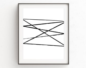 Brush Strokes, Abstract Art, Brush Strokes Print, Minimal Poster Print, Minimalist Poster, Wall Art Decor, Simple Poster, Best Sellers