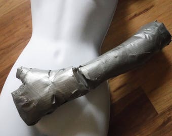 Upcycled Plastic Packaging Filled Duct Tape Forms - Add Realistic Appendages to Dress Forms, Pattern and Construct Arm and Leg Armor