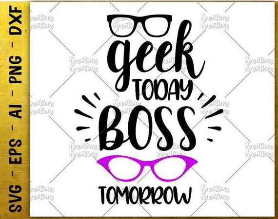 Download geek svg geek shirt design svg geek boss svg cut cutting