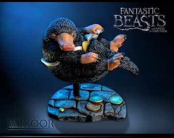 NIFFLER !! Fantastic Beasts And Where To Find Them inspired by! resin cast model! SNASO in resina