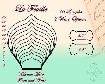 La Feuille/Full Bundle/Cloth Pad Sewing Pattern/2.5" Snapped Width