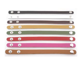 Leather Cuff Blank, Blank Leather Cuff - 1/2 inch leather cuff - leather cuff bracelets - blank leather template - leather cuff supplies -