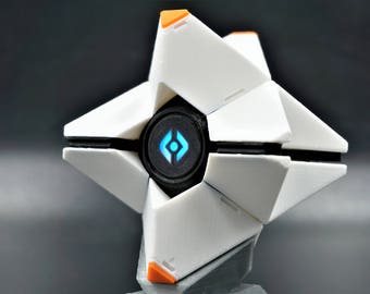 Destiny Ghost Replica with LED Light 3D Printed Display Stand Included