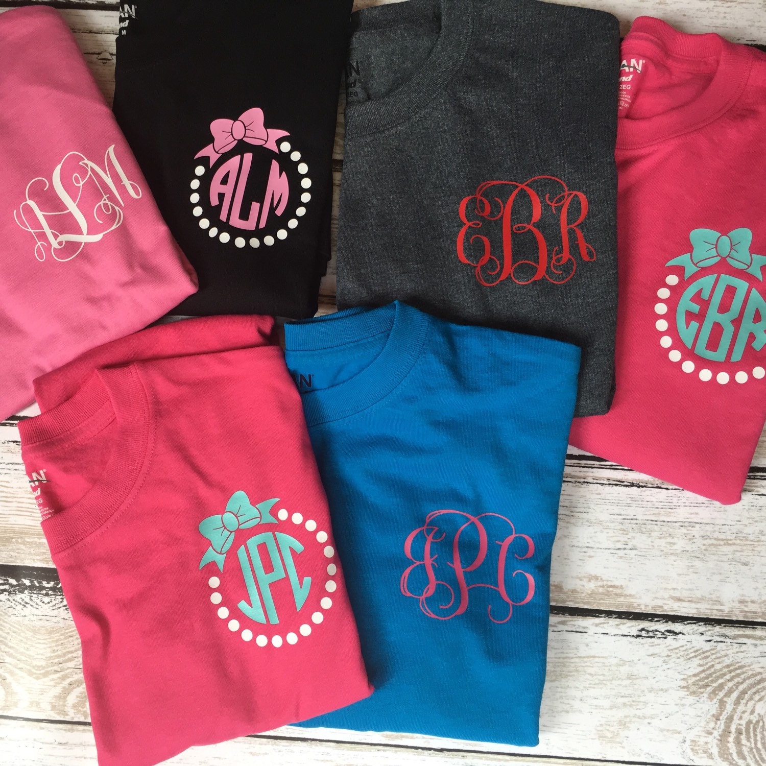 Set of 2 Classic Monogram Shirts Womens monogram clothing