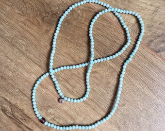 Necklace beads and Sterling Silver Pendant