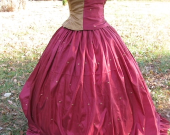 1800's Civil War Victorian Ball Gown Dress NEW Gorgeous