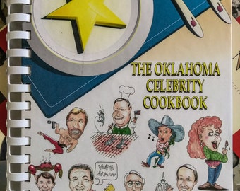 oKLAHOMA CELEBRITY COOKBOOK PreOwned and Well Cared For....In Excellent Condition
