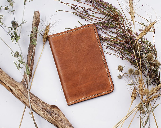 Travel Passport ID Card Cover Holder - Leather passport cover case - Document cover - leather passport holder - Travel passport case