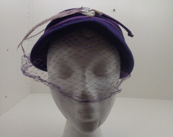 Vintage Deep Purple Hat