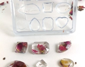Super clear small cabochons jewel silicone Mold - jewellery pendant,earrings,bracelet,art,craft