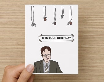 It is your birthday. || Greeting card