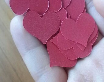50 confetti hearts. Valentine's day paper hearts