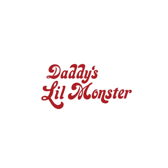 Daddy's Little Monster Suicide Squad Vinyl Decal Harley