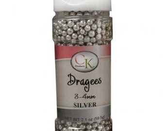 Dragees Silver - 2.1 oz