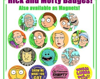Rick and Morty Pins