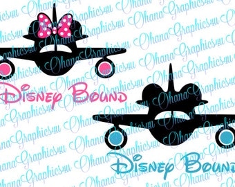 Disney Bound with Planes SVG