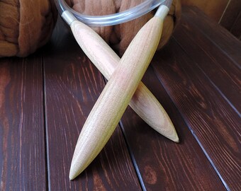 Giant Knitting Needles.28 mm Super Big Wooden Needles. Jumbo Big needles. Extreme knitting needles. Chunky Yarn Blanket.