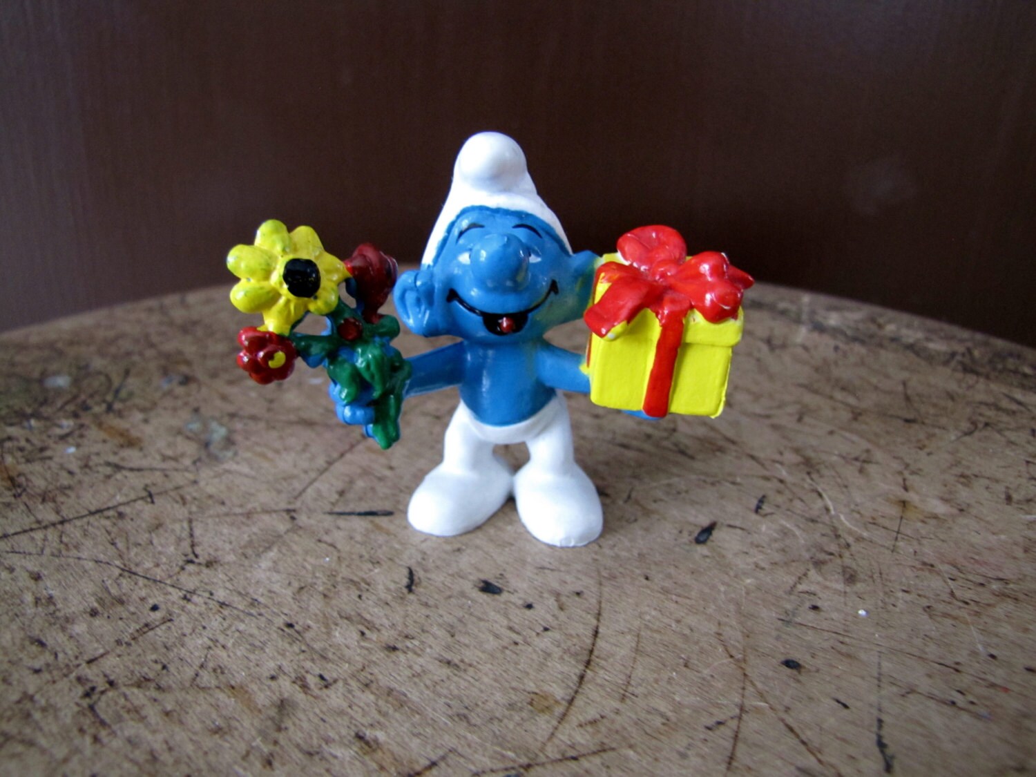 old smurf figurines