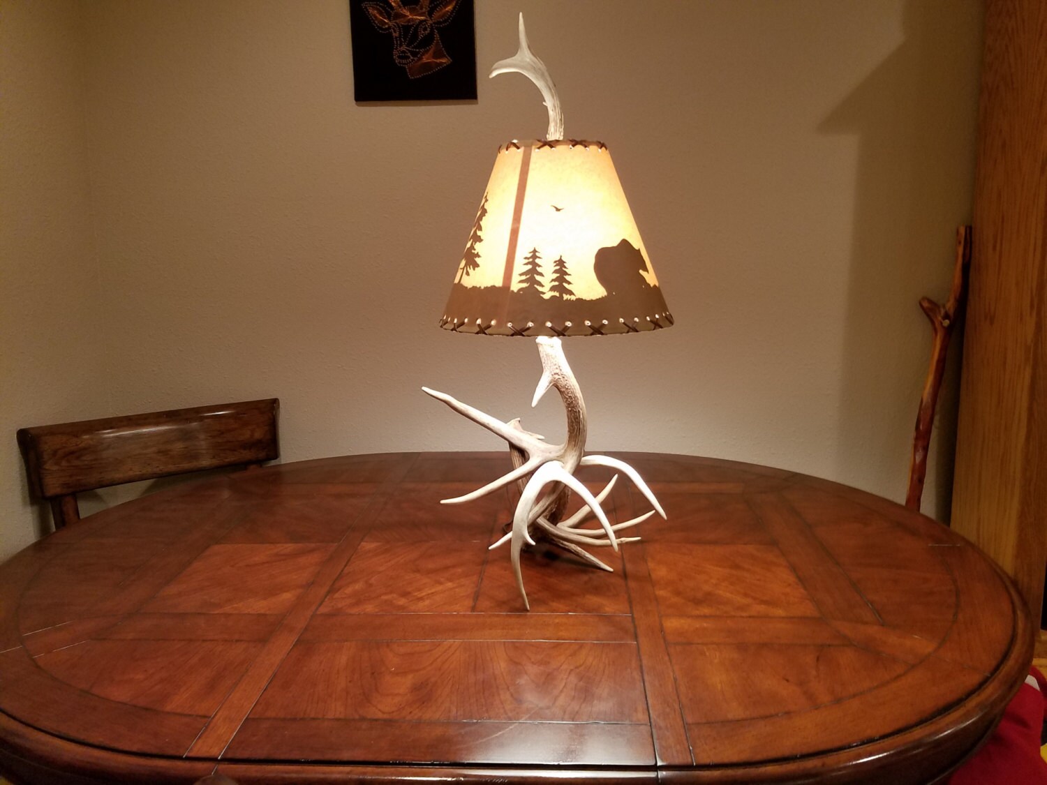 real-whitetail-deer-antler-table-lamp