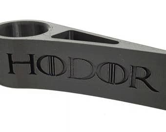 3D Printed Hodor Door Stop Round by 3D Cauldron