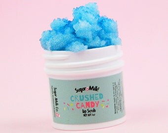 Crushed Candy Lip Scrub / Sugar Scrub / Lip Balm / Vegan Lip