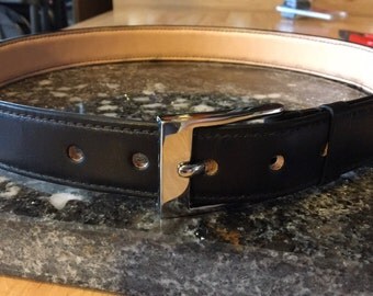 Mens Leather Belt/Mens Belt/Leather belts/Lined Belt