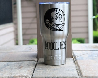 FSU Tumbler/FSU Seminoles Tumbler/Florida State University Tumbler/Florida State Seminoles/30oz RTIC Cup