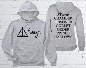 Harry Potter Hooded Sweatshirt. Harry Potter Always Hooded Sweatshirt. Harry Potter Sweatshirt. Harry Potter Books. Hogwarts Hoodie