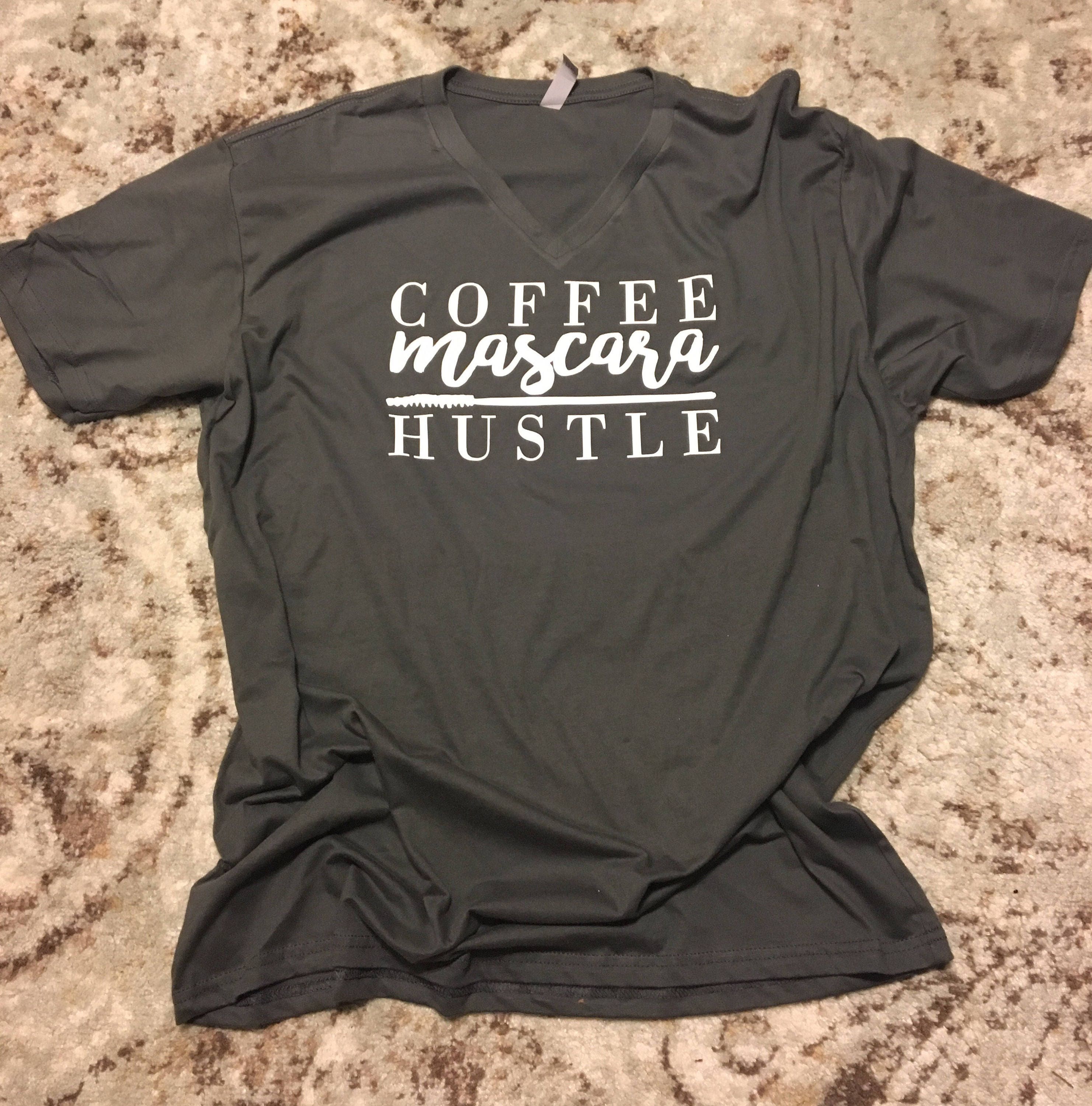 Download Women's tee Coffee mascara hustle