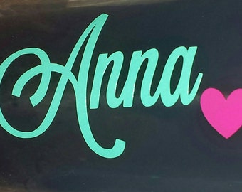 Vinyl Name Decal, Name Sticker, Monogram Sticker, monogram decal,vinyl monogram, bottle monogram, yeti decal, name sticker, vinyl name decal