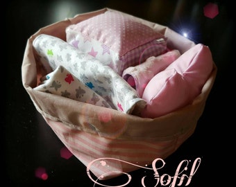 Shopping cart daughter was born.