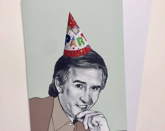 Happy Birthday A5 Illustrative Card - Alan Partridge